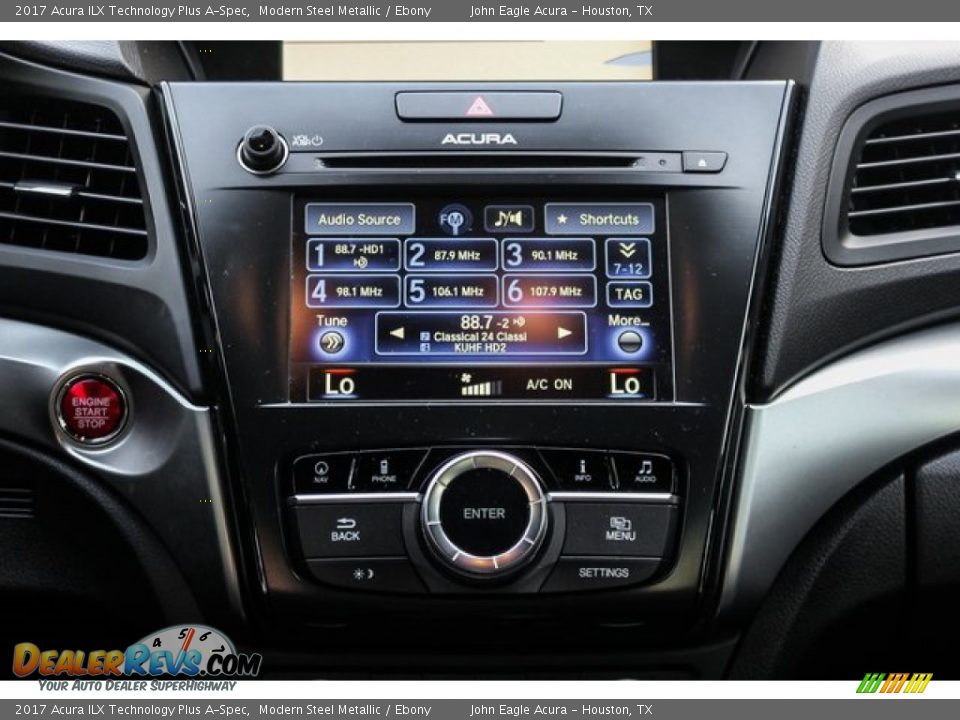 2017 Acura ILX Technology Plus A-Spec Modern Steel Metallic / Ebony Photo #32