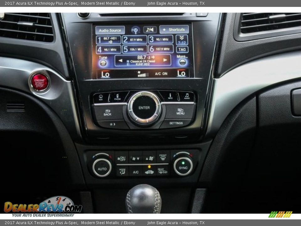 2017 Acura ILX Technology Plus A-Spec Modern Steel Metallic / Ebony Photo #33