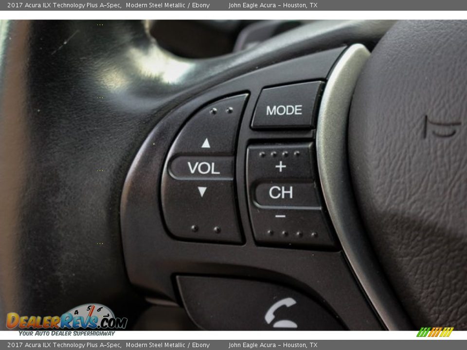 2017 Acura ILX Technology Plus A-Spec Modern Steel Metallic / Ebony Photo #36