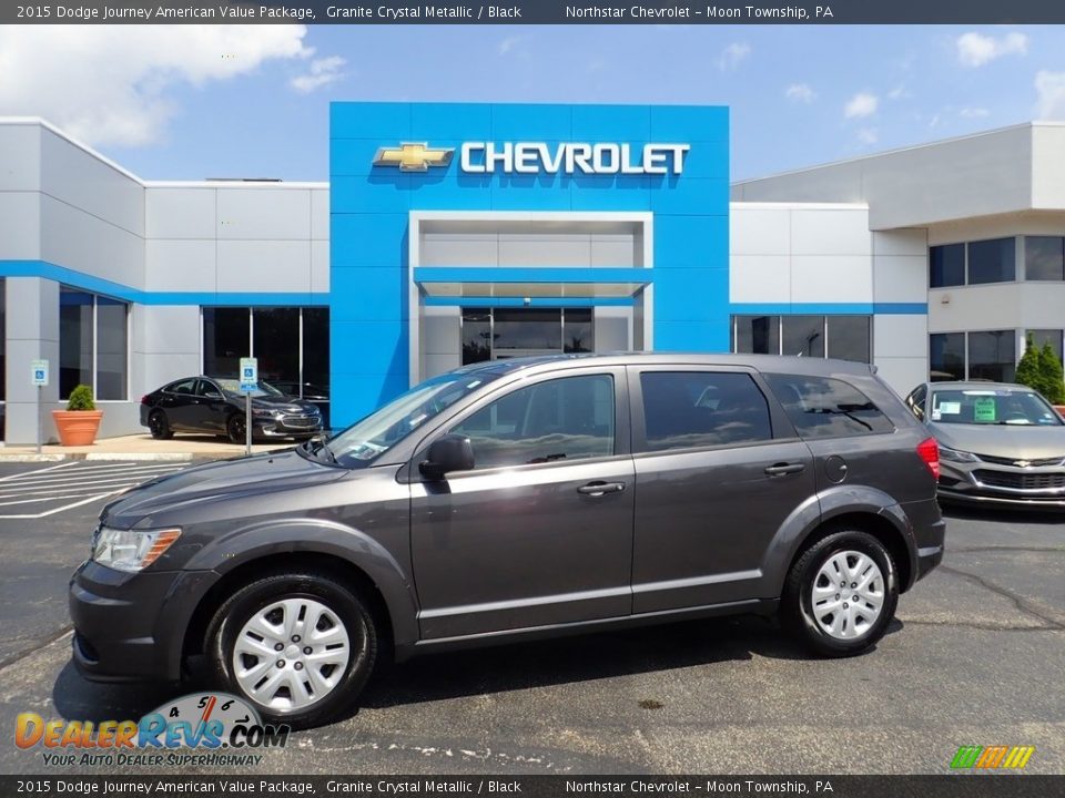 2015 Dodge Journey American Value Package Granite Crystal Metallic / Black Photo #1