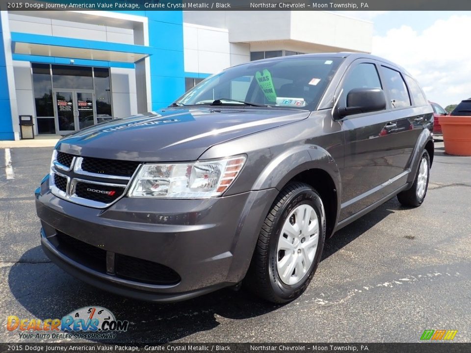2015 Dodge Journey American Value Package Granite Crystal Metallic / Black Photo #2