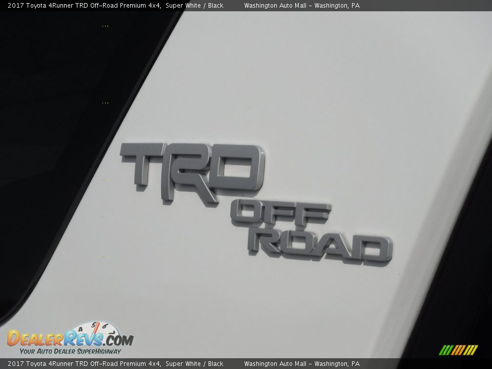 2017 Toyota 4Runner TRD Off-Road Premium 4x4 Super White / Black Photo #4