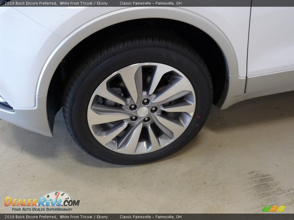 2019 Buick Encore Preferred White Frost Tricoat / Ebony Photo #5