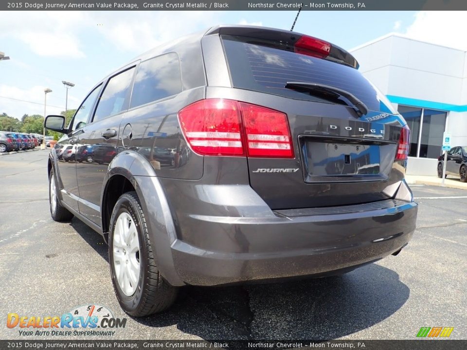 2015 Dodge Journey American Value Package Granite Crystal Metallic / Black Photo #5