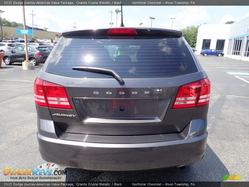 2015 Dodge Journey American Value Package Granite Crystal Metallic / Black Photo #6