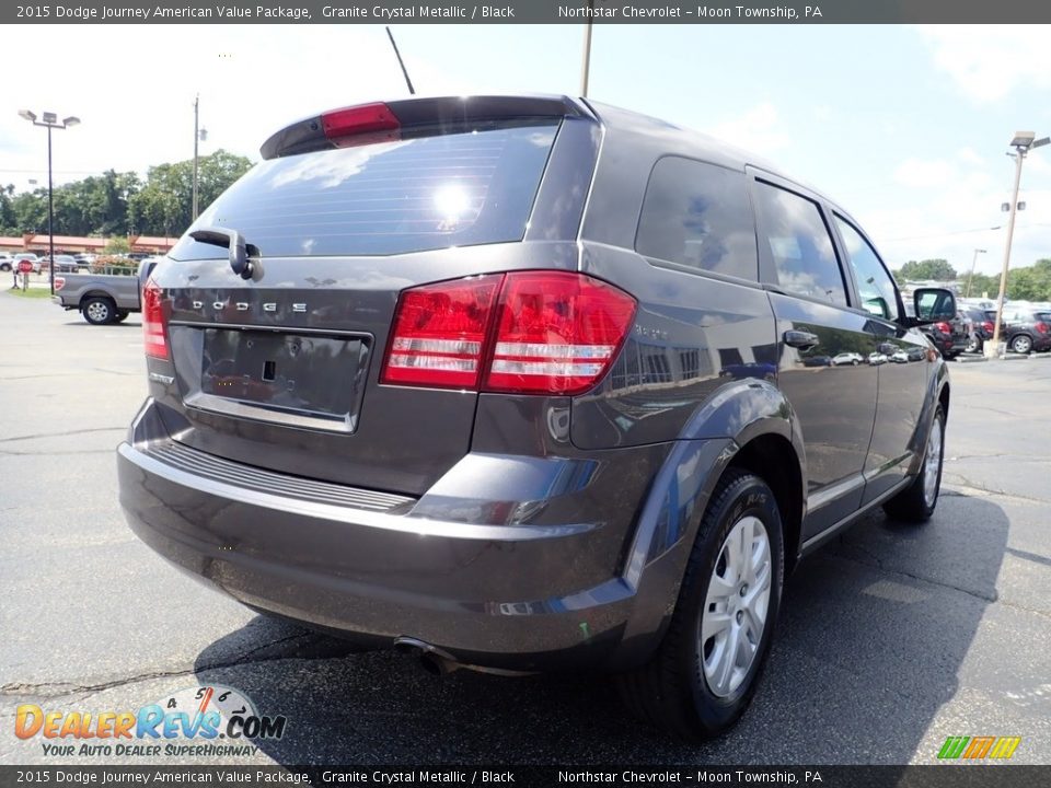 2015 Dodge Journey American Value Package Granite Crystal Metallic / Black Photo #8