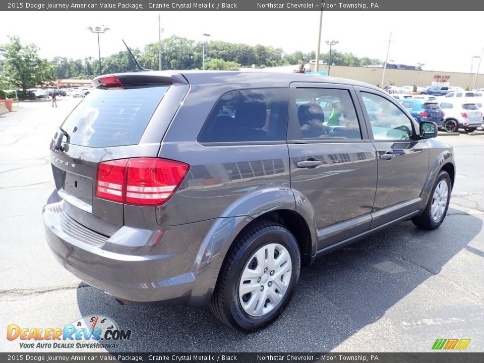 2015 Dodge Journey American Value Package Granite Crystal Metallic / Black Photo #9