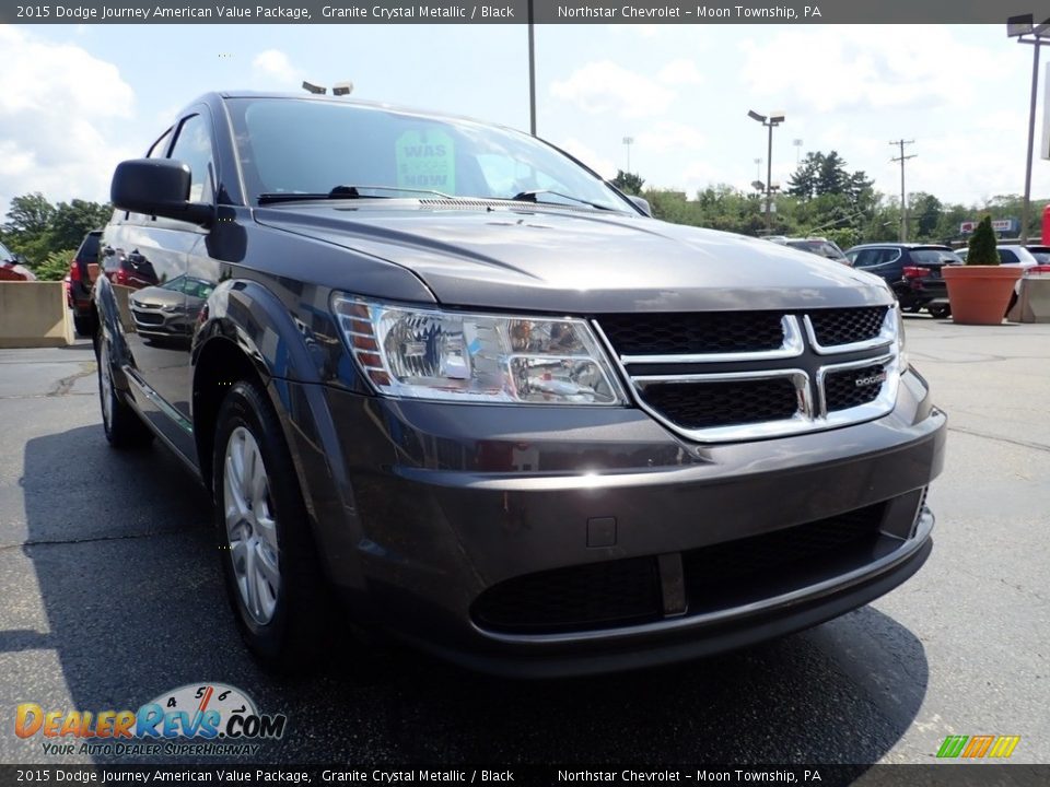 2015 Dodge Journey American Value Package Granite Crystal Metallic / Black Photo #12