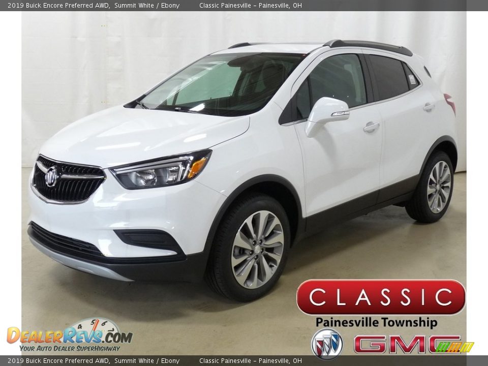 2019 Buick Encore Preferred AWD Summit White / Ebony Photo #1