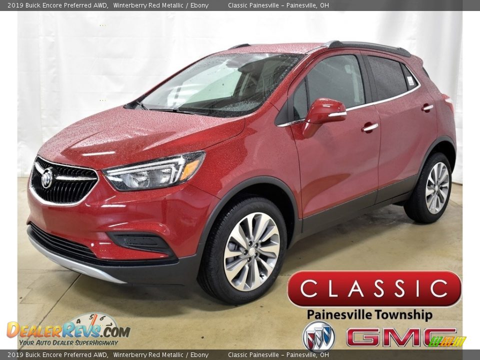 2019 Buick Encore Preferred AWD Winterberry Red Metallic / Ebony Photo #1