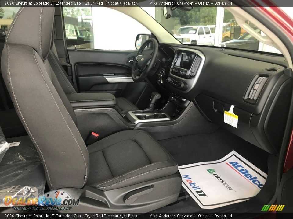 Jet Black Interior - 2020 Chevrolet Colorado LT Extended Cab Photo #11