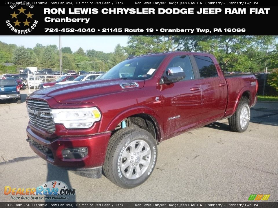 2019 Ram 2500 Laramie Crew Cab 4x4 Delmonico Red Pearl / Black Photo #1