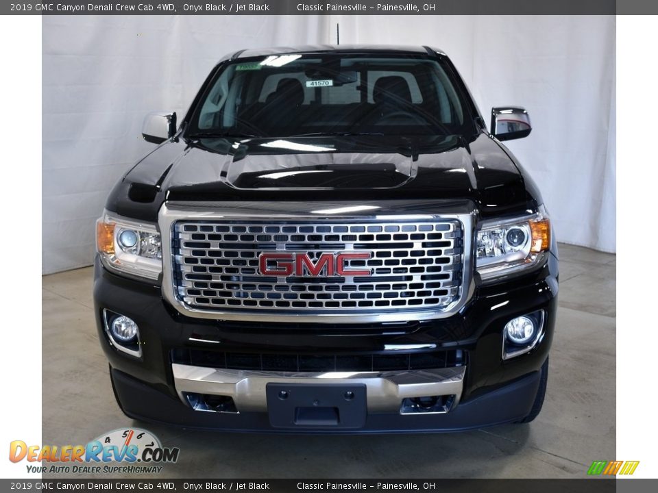 2019 GMC Canyon Denali Crew Cab 4WD Onyx Black / Jet Black Photo #4
