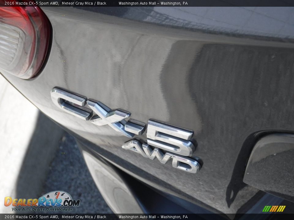 2016 Mazda CX-5 Sport AWD Meteor Gray Mica / Black Photo #9