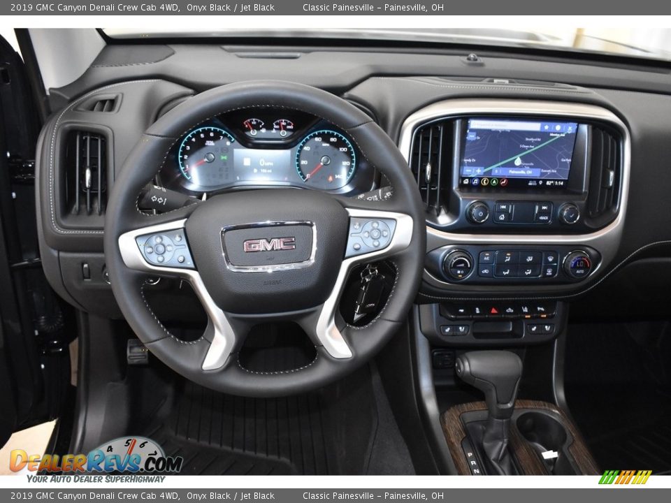 2019 GMC Canyon Denali Crew Cab 4WD Onyx Black / Jet Black Photo #8