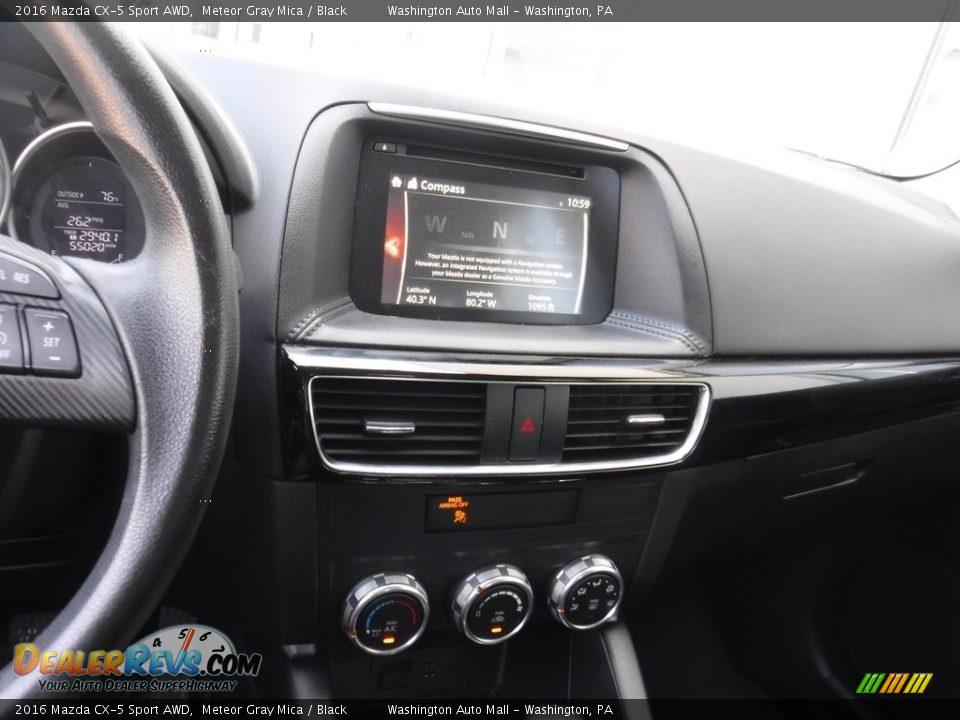 2016 Mazda CX-5 Sport AWD Meteor Gray Mica / Black Photo #14