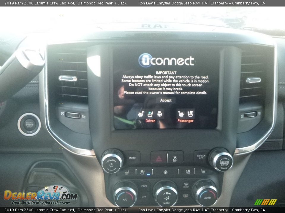 2019 Ram 2500 Laramie Crew Cab 4x4 Delmonico Red Pearl / Black Photo #17