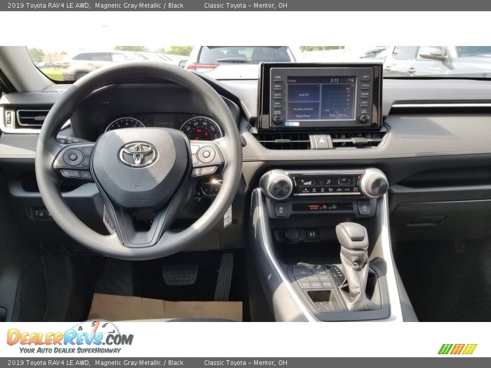 2019 Toyota RAV4 LE AWD Magnetic Gray Metallic / Black Photo #4