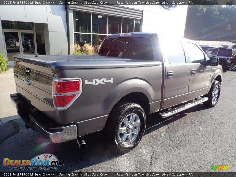 2013 Ford F150 XLT SuperCrew 4x4 Sterling Gray Metallic / Steel Gray Photo #2