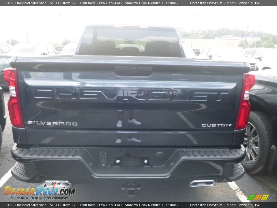 2019 Chevrolet Silverado 1500 Custom Z71 Trail Boss Crew Cab 4WD Shadow Gray Metallic / Jet Black Photo #4