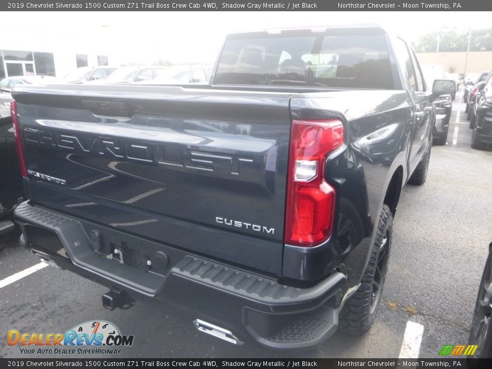 2019 Chevrolet Silverado 1500 Custom Z71 Trail Boss Crew Cab 4WD Shadow Gray Metallic / Jet Black Photo #5