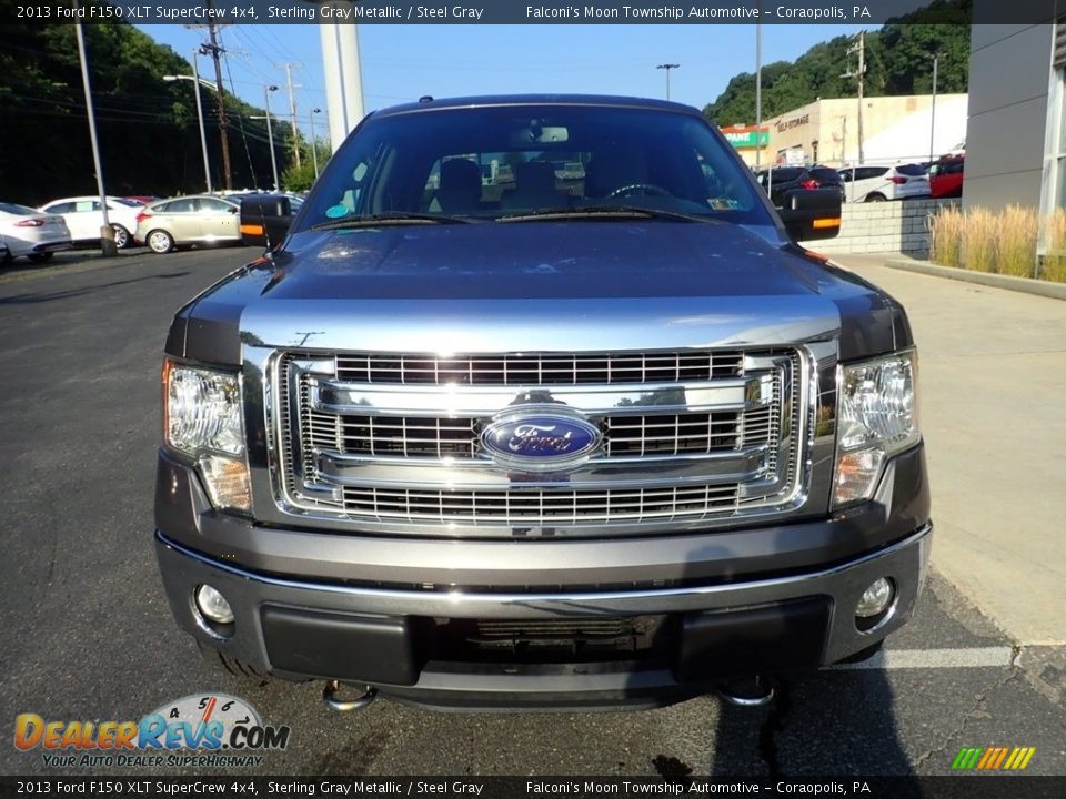 2013 Ford F150 XLT SuperCrew 4x4 Sterling Gray Metallic / Steel Gray Photo #7