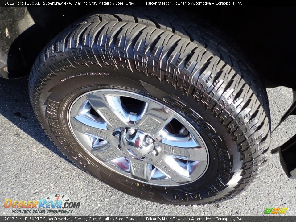 2013 Ford F150 XLT SuperCrew 4x4 Sterling Gray Metallic / Steel Gray Photo #9