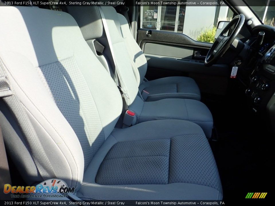 2013 Ford F150 XLT SuperCrew 4x4 Sterling Gray Metallic / Steel Gray Photo #10