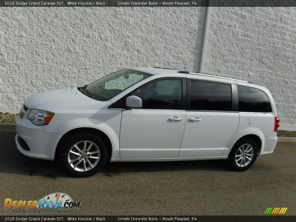 2018 Dodge Grand Caravan SXT White Knuckle / Black Photo #2