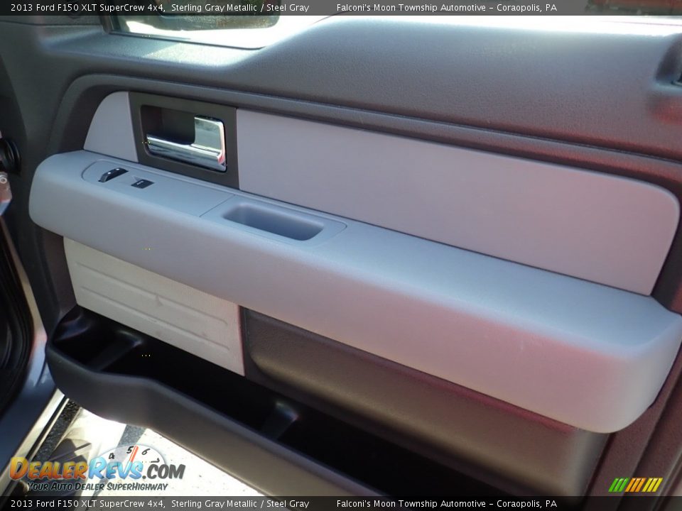 2013 Ford F150 XLT SuperCrew 4x4 Sterling Gray Metallic / Steel Gray Photo #12