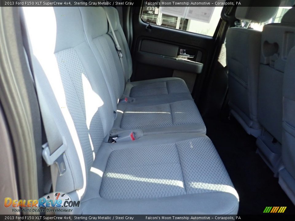 2013 Ford F150 XLT SuperCrew 4x4 Sterling Gray Metallic / Steel Gray Photo #13