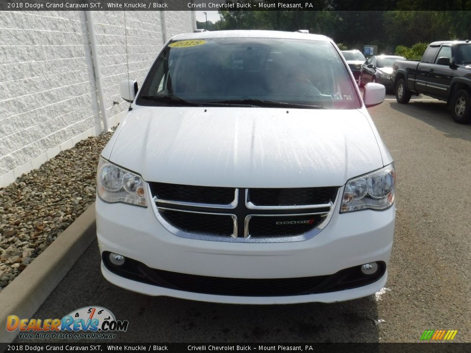 2018 Dodge Grand Caravan SXT White Knuckle / Black Photo #4