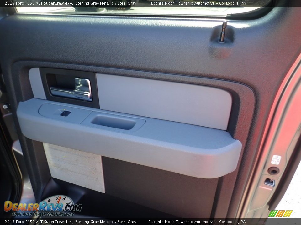 2013 Ford F150 XLT SuperCrew 4x4 Sterling Gray Metallic / Steel Gray Photo #14