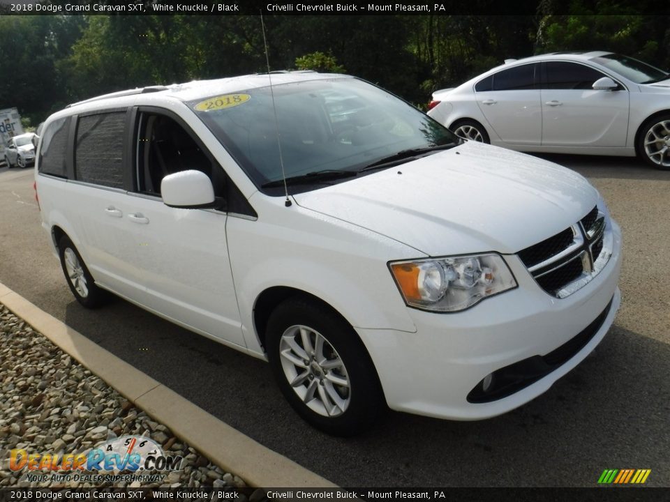 2018 Dodge Grand Caravan SXT White Knuckle / Black Photo #5