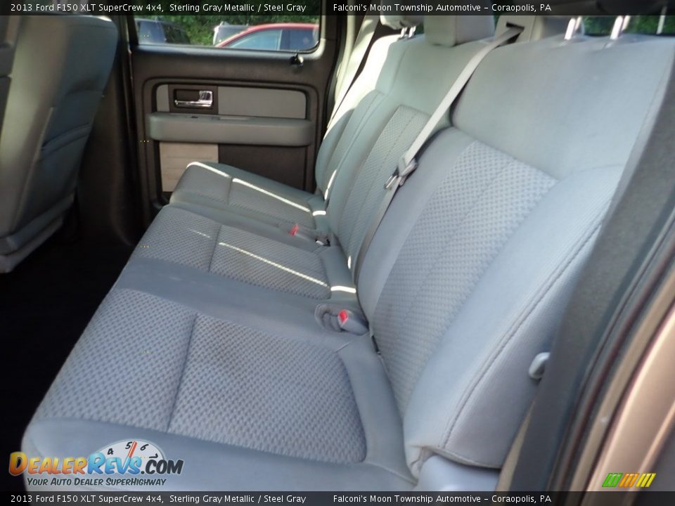 2013 Ford F150 XLT SuperCrew 4x4 Sterling Gray Metallic / Steel Gray Photo #16