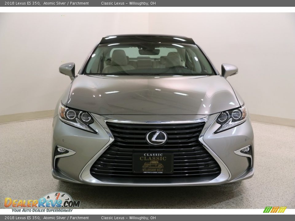 2018 Lexus ES 350 Atomic Silver / Parchment Photo #2