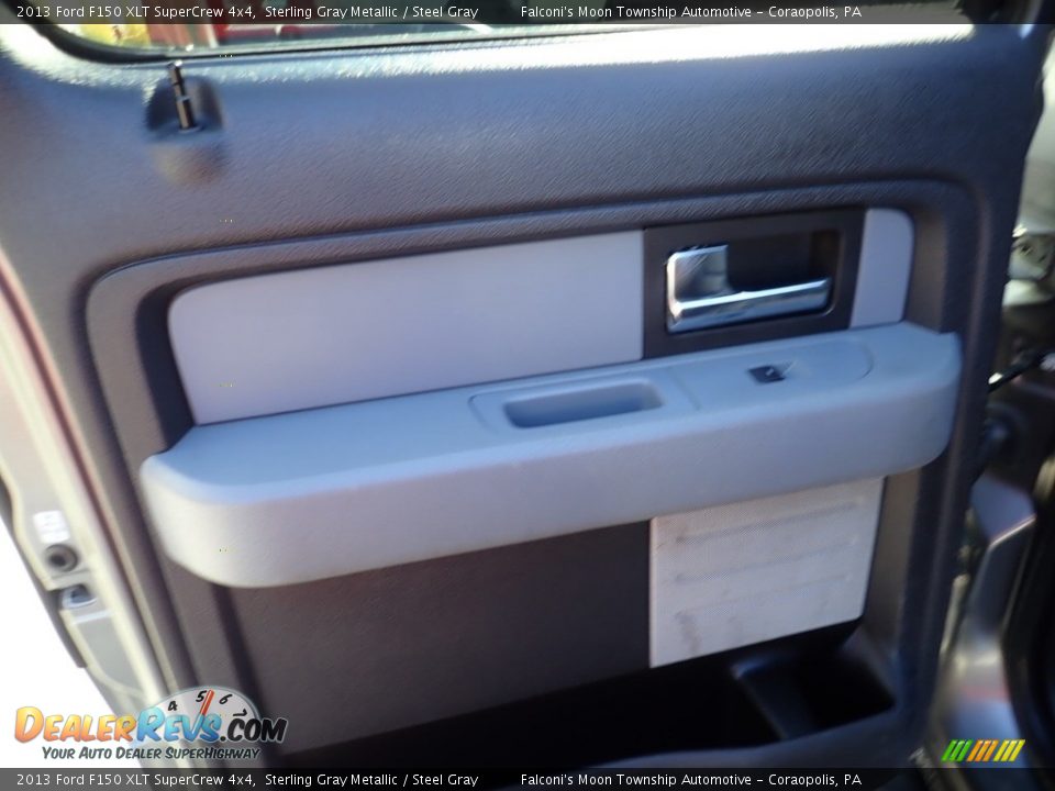2013 Ford F150 XLT SuperCrew 4x4 Sterling Gray Metallic / Steel Gray Photo #18