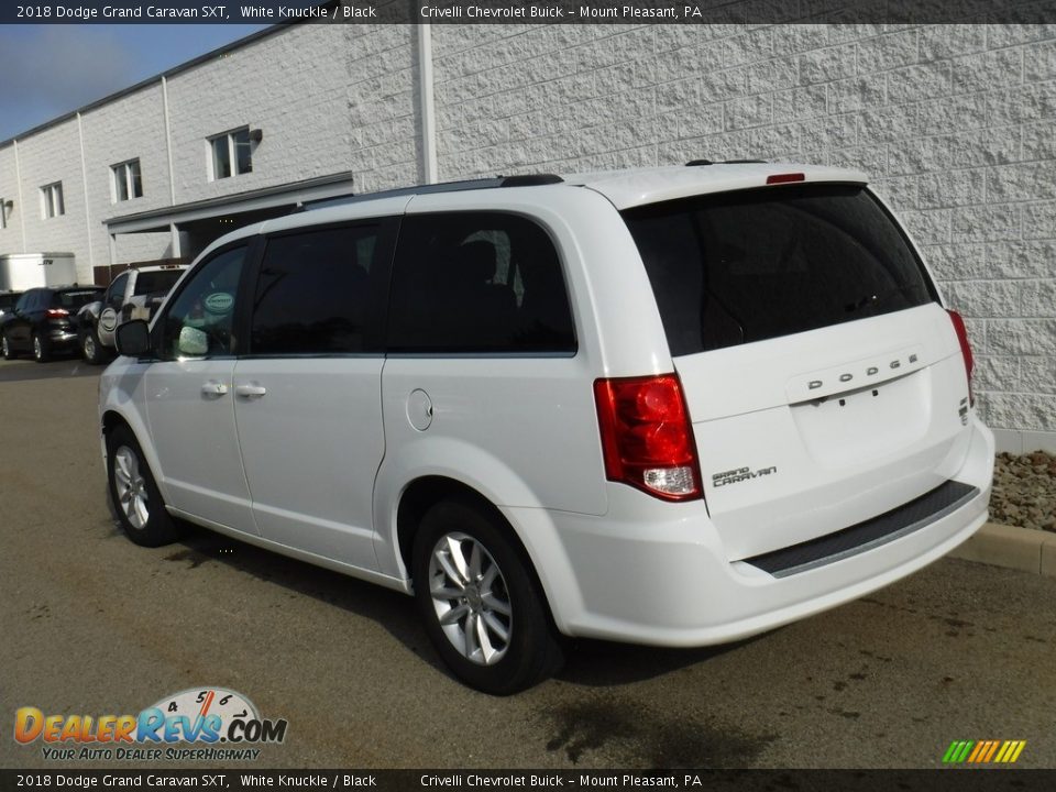 2018 Dodge Grand Caravan SXT White Knuckle / Black Photo #9