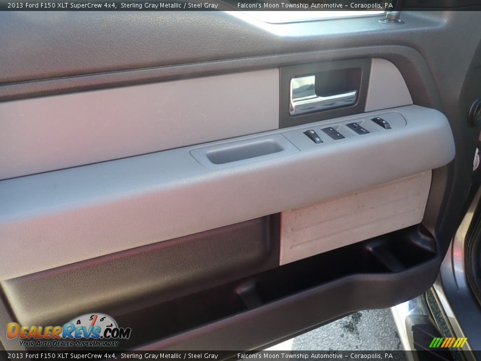 2013 Ford F150 XLT SuperCrew 4x4 Sterling Gray Metallic / Steel Gray Photo #19