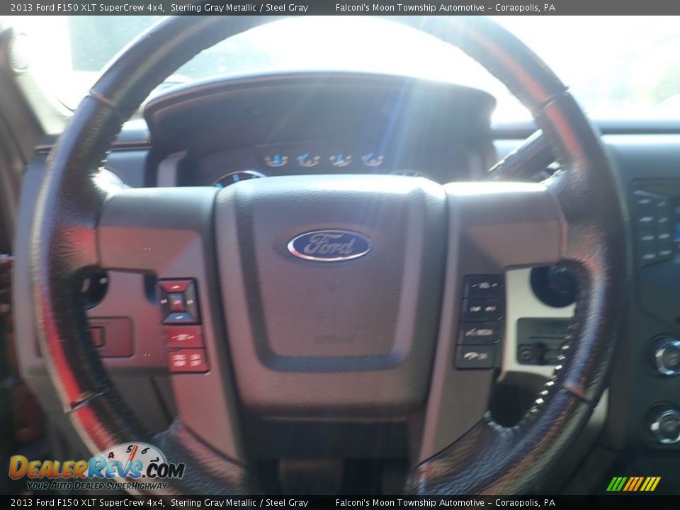 2013 Ford F150 XLT SuperCrew 4x4 Sterling Gray Metallic / Steel Gray Photo #22