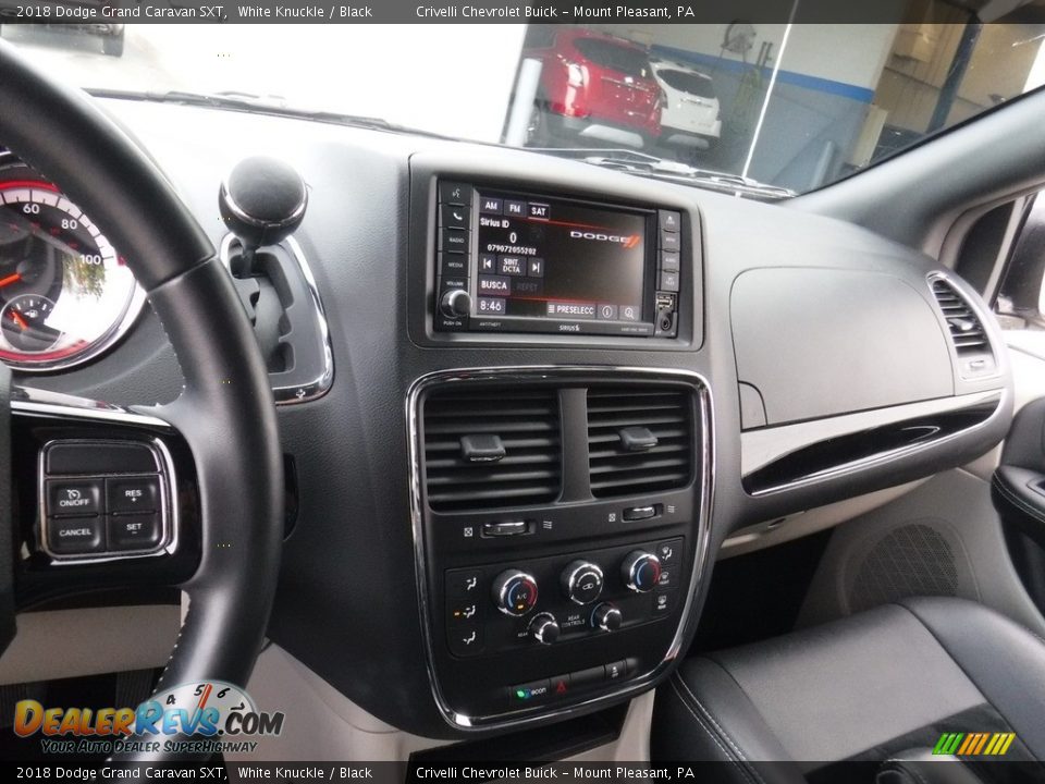 2018 Dodge Grand Caravan SXT White Knuckle / Black Photo #16