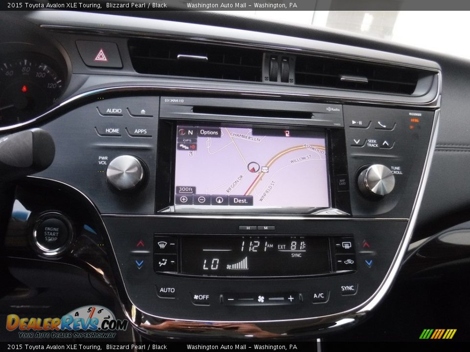 2015 Toyota Avalon XLE Touring Blizzard Pearl / Black Photo #17