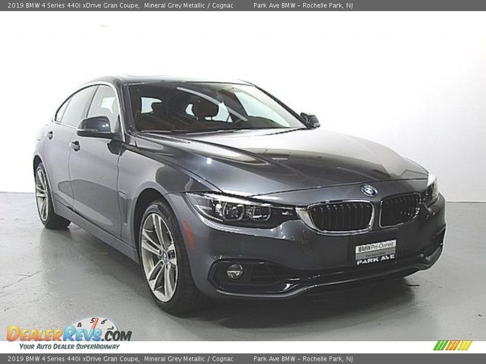 2019 BMW 4 Series 440i xDrive Gran Coupe Mineral Grey Metallic / Cognac Photo #5