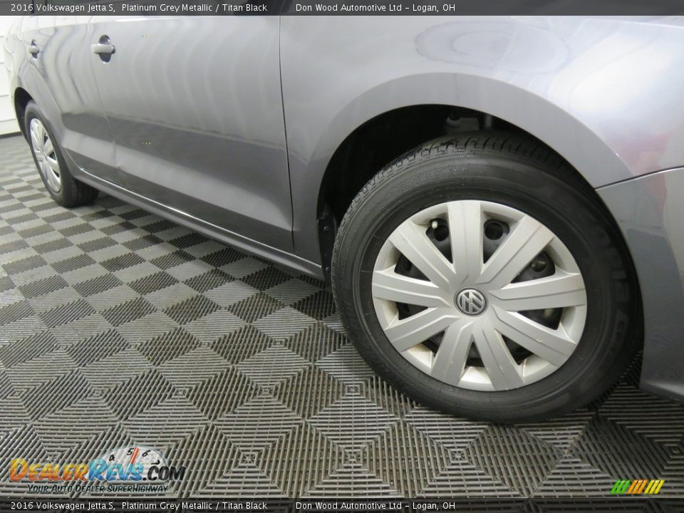 2016 Volkswagen Jetta S Platinum Grey Metallic / Titan Black Photo #2