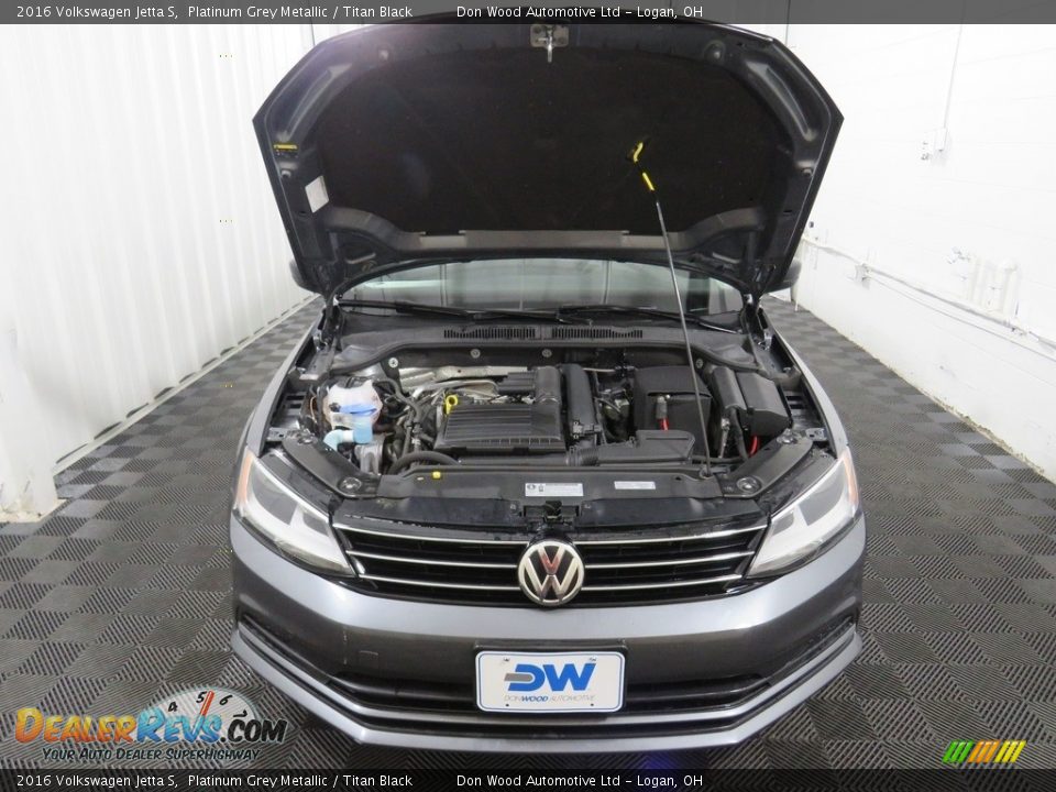 2016 Volkswagen Jetta S Platinum Grey Metallic / Titan Black Photo #5