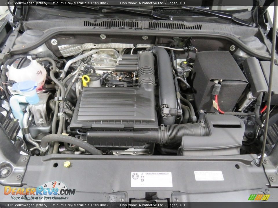 2016 Volkswagen Jetta S Platinum Grey Metallic / Titan Black Photo #6