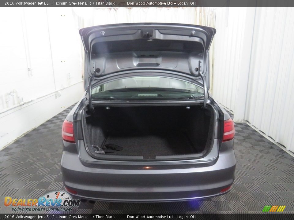 2016 Volkswagen Jetta S Platinum Grey Metallic / Titan Black Photo #12
