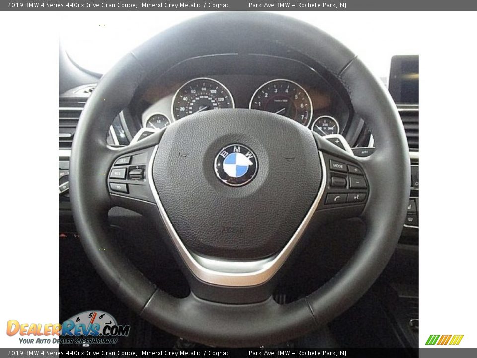 2019 BMW 4 Series 440i xDrive Gran Coupe Mineral Grey Metallic / Cognac Photo #23