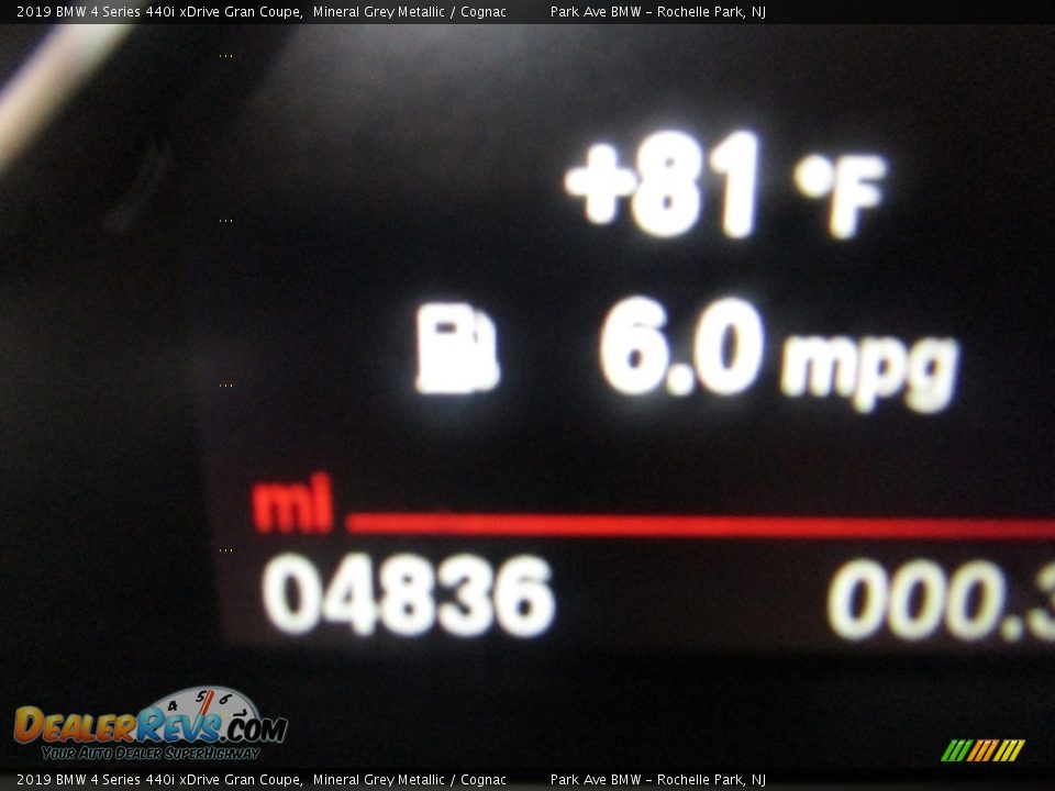 2019 BMW 4 Series 440i xDrive Gran Coupe Mineral Grey Metallic / Cognac Photo #24