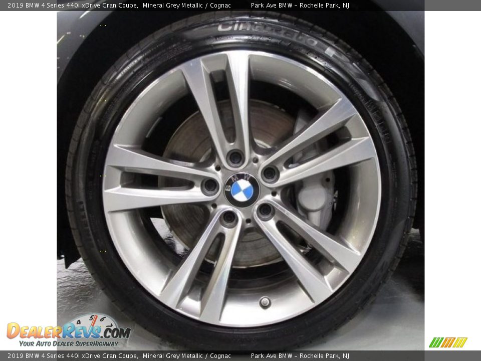 2019 BMW 4 Series 440i xDrive Gran Coupe Mineral Grey Metallic / Cognac Photo #29